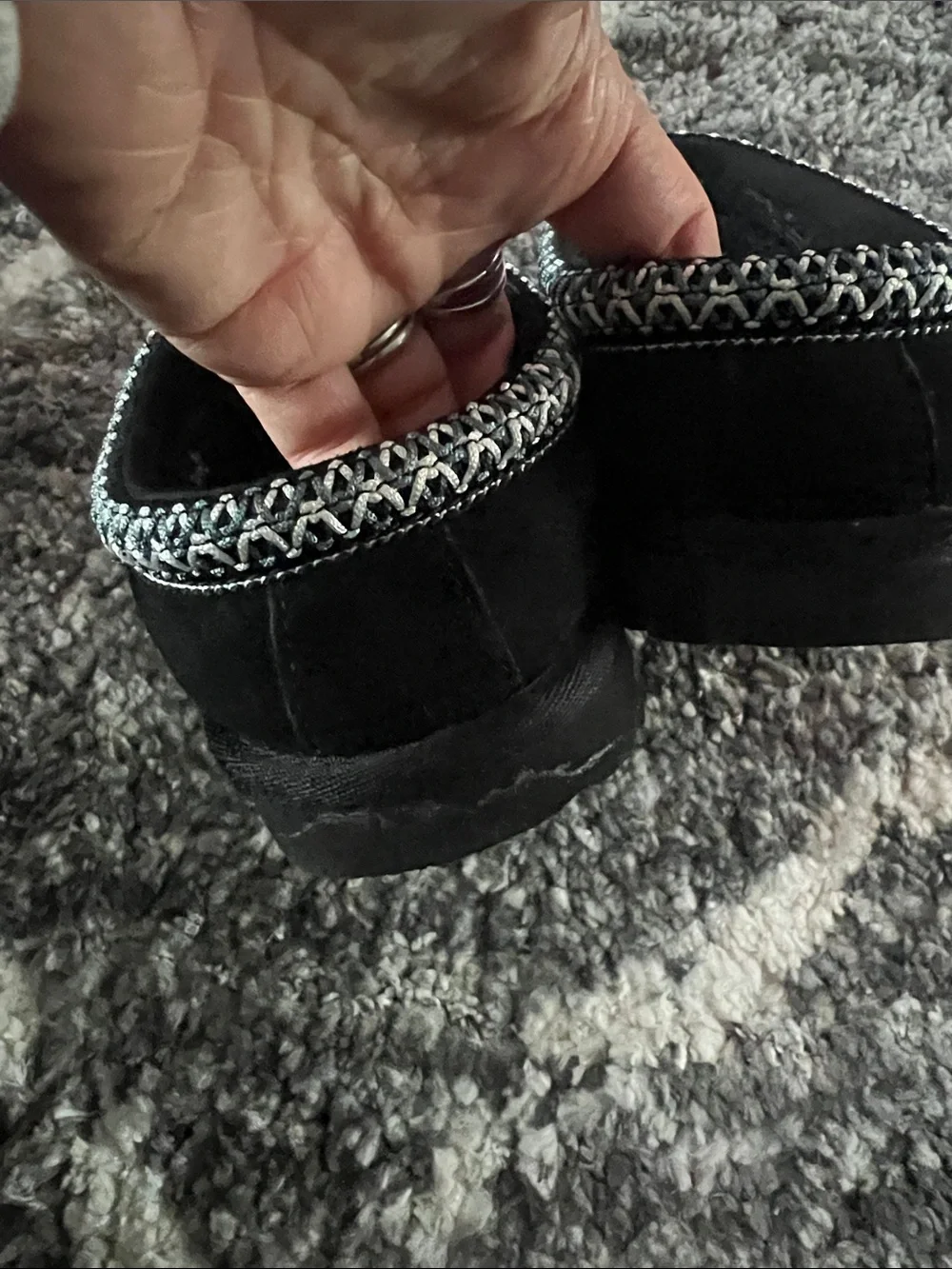 UGG Tasman Slippers Black size 6